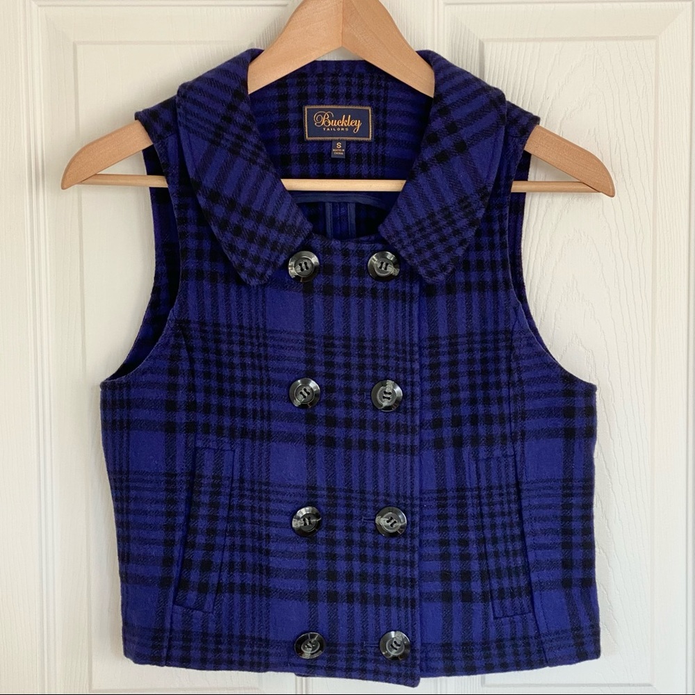 Buckley Tailors Plaid Wool Vest